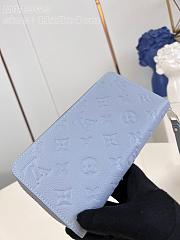 Louis Vuitton  Monogram Empreinte Zippy Wallet Blue - 19cm - 2