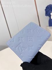 Louis Vuitton Monogram Empreinte Victorine Short Wallet Blue - 12 x 9.5cm - 4