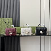 Gucci GG Marmont Rosso Ancora Bag - 17x13x6cm - 1