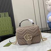 Gucci GG Marmont Rosso Ancora Bag - 17x13x6cm - 4