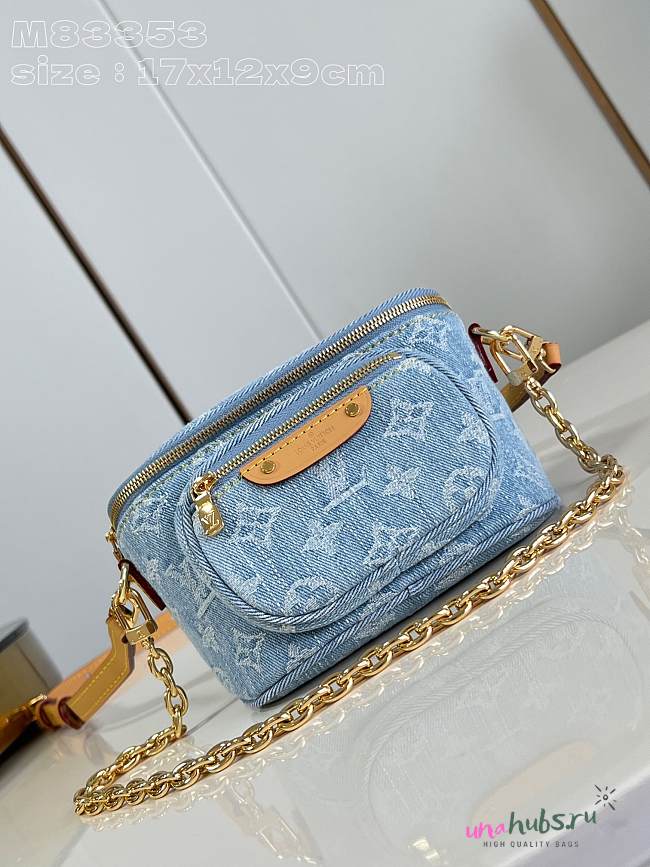 Louis Vuitton mini Bumbag Denim - 17 x 12 x 9.5cm - 1