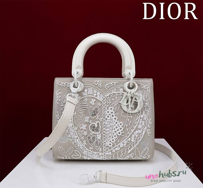 Dior Lady Grey - 24cm*20cm*11cm - 1