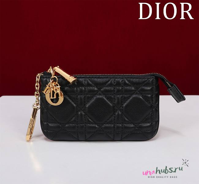 Dior Caro Mini Card Holder - 14.5*7.6cm - 1