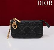 Dior Caro Mini Card Holder - 14.5*7.6cm - 1