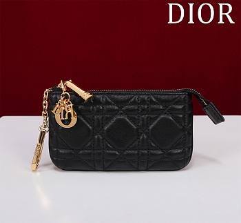 Dior Caro Mini Card Holder - 14.5*7.6cm