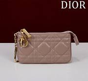 Dior Caro Mini Card Holder - 14.5*7.6cm - 3