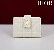 Dior Caro Dandelion Card Holder - 11 x 8 x 1.3 cm - 3