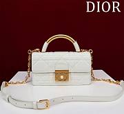 Dior Mini Ange Bag Macrocannage Calfskin - 20 x 12 x 5 cm - 1