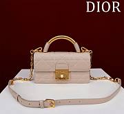 Dior Mini Ange Bag Macrocannage Calfskin - 20 x 12 x 5 cm - 2