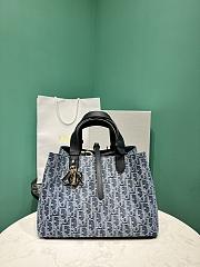 Dior Toujours Bag Blue Denim Dior Oblique Jacquard - 28.5*19*21cm - 1