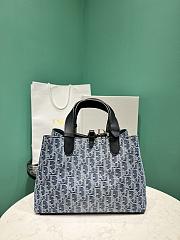 Dior Toujours Bag Blue Denim Dior Oblique Jacquard - 28.5*19*21cm - 5