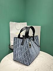 Dior Toujours Bag Blue Denim Dior Oblique Jacquard - 28.5*19*21cm - 4