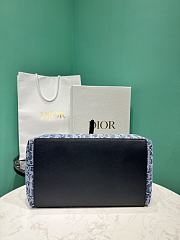 Dior Toujours Bag Blue Denim Dior Oblique Jacquard - 28.5*19*21cm - 2