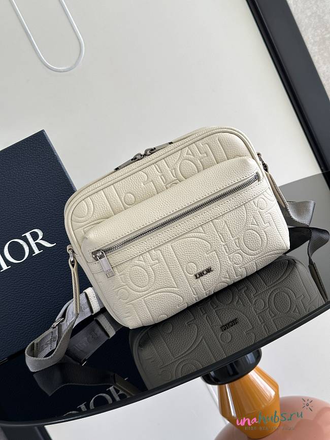 Dior Rider 2.0 Zipped Messenger Bag Gravity Grained Calfskin 23 x 17 x 7.5 cm - 1