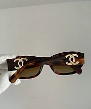 Chanel Rectangular Brown Sunglasses - 4