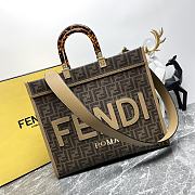 Fendi Sunshine Shopper Tote Brown Color - 40.5-21.5-35cm - 2