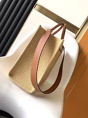 Fendi sunshine shopper raffia - 35-17-31cm - 5