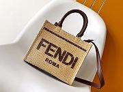 Fendi Medium Raffia Shopper Tote - 25.5-12-22.5cm - 1