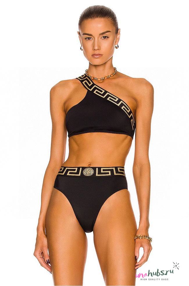 Versace Black Greca Bikini - 1