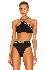 Versace Black Greca Bikini - 1