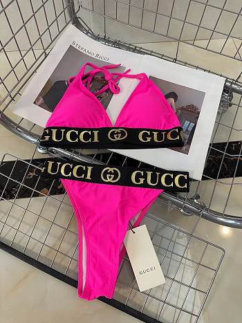 Gucci Bikini Pink and Black