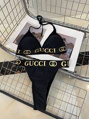 Gucci Bikini Pink and Black - 2