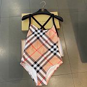 Burberry Check-Print Swimsuit - 3