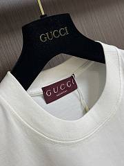 Cotton jersey T-shirt with Gucci print - 4