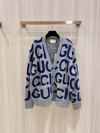 	 Gucci Blue Cardigan