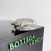 Bottega Veneta Knot Python leather minaudiere clutch - 20.5*6*12.5cm - 6