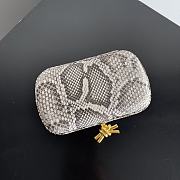 Bottega Veneta Knot Python leather minaudiere clutch - 20.5*6*12.5cm - 3