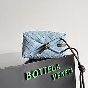 Bottega Veneta Small Loop Camera Bag Sea salt/ice/kaki - 22*15.5*9cm - 5