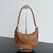 Bottega Veneta Small Gemelli Brown Bag - 24.5x19x7cm - 1