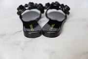 Chanel Camellia Jelly Slides Black - 5