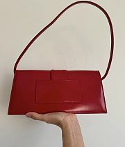 Jacquemus Le Bambino Red Leather Gold Hardware  - 2