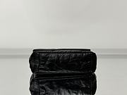 Balenciaga Monaco Black Shoulder Bag - 24.8x22x12cm - 6