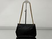 Balenciaga Monaco Black Shoulder Bag - 24.8x22x12cm - 5