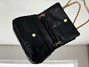 Balenciaga Monaco Black Shoulder Bag - 24.8x22x12cm - 3