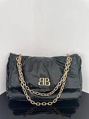 Balenciaga Monaco Black Bag - 27.9x18x9.9cm - 3