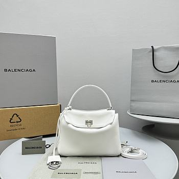 	 Balenciaga Rodeo Mini Silver Hardware Bag - 23x10x8cm