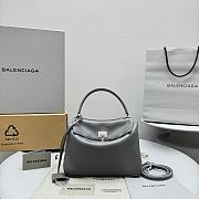 	 Balenciaga Rodeo Mini Silver Hardware Bag - 23x10x8cm - 3