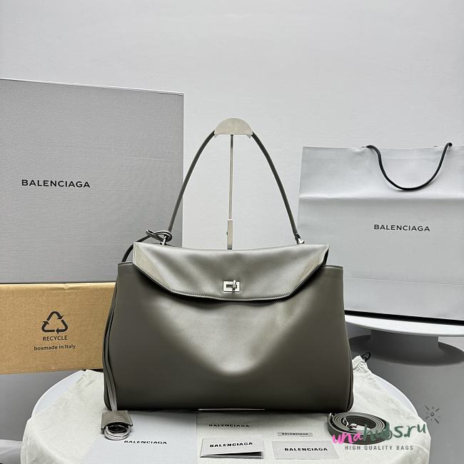 Balenciaga Rodeo Large Bag Silver Hardware - 39.8x29.9x12.9cm - 1