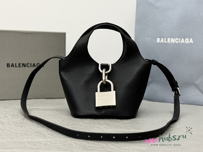 Balenciaga locker hobo black bag - 23 x 24.0 x 9.9cm - 1