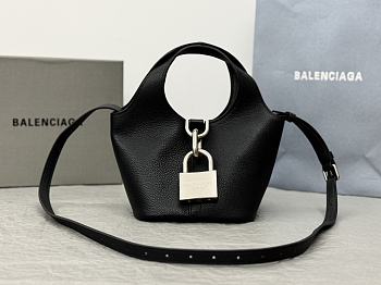 Balenciaga locker hobo black bag - 23 x 24.0 x 9.9cm