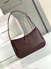 YSL Le 7 À 7 Spicy Chocolate Patent Leather 23cm - 2