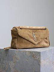 YSL CALYPSO Bag Suede Yellow Color -  26×14×7cm - 6