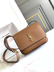 YSL Niki Soft Leather Bag - 21.5 X 16 X 8-9.5cm  - 1