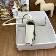 Hermes White Constance Elan Epsom Leather 24cm - 2