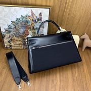 Hermes Kelly Lakis Black box bag - 40cm - 5