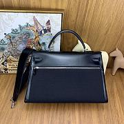 Hermes Kelly Lakis Black box bag - 40cm - 3